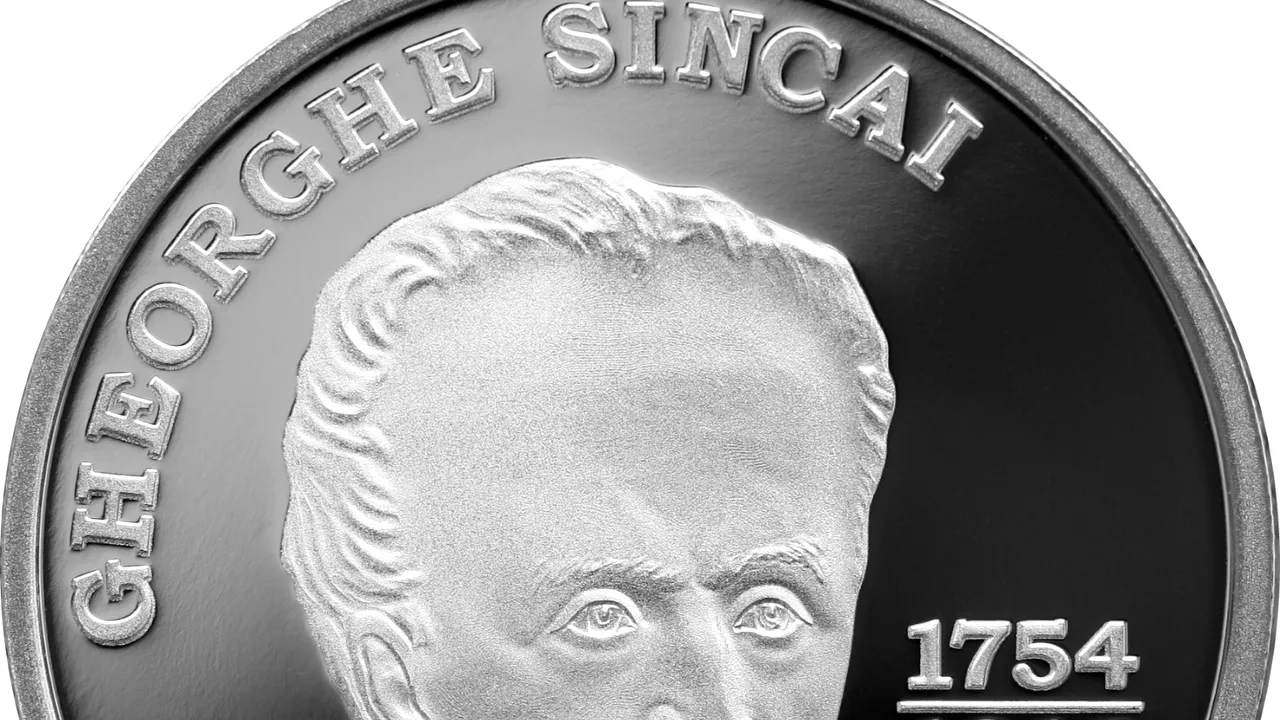 BNR va lansa o monedă din argint cu tema 270 de ani de la naşterea lui Gheorghe Şincai