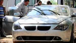 Maşina furată a lui Andrei Hrebenciuc, găsită pe o stradă din Sectorul 6 al Capitalei