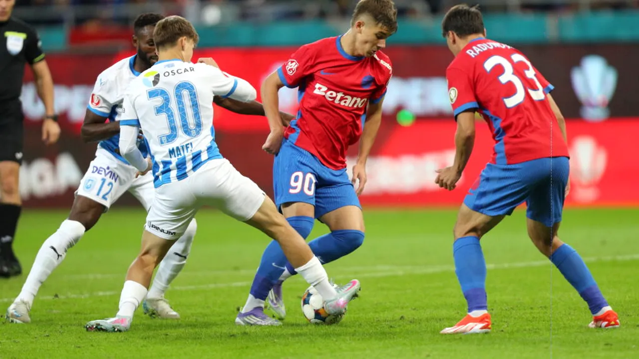FCSB a învins Universitatea Craiova cu 1-0 pe Arena Națională
