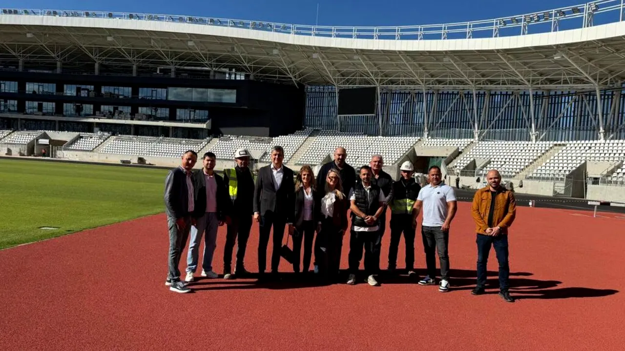 Noul stadion din Târgoviște ar putea găzdui competiții internaționale de atletism începând din 2027