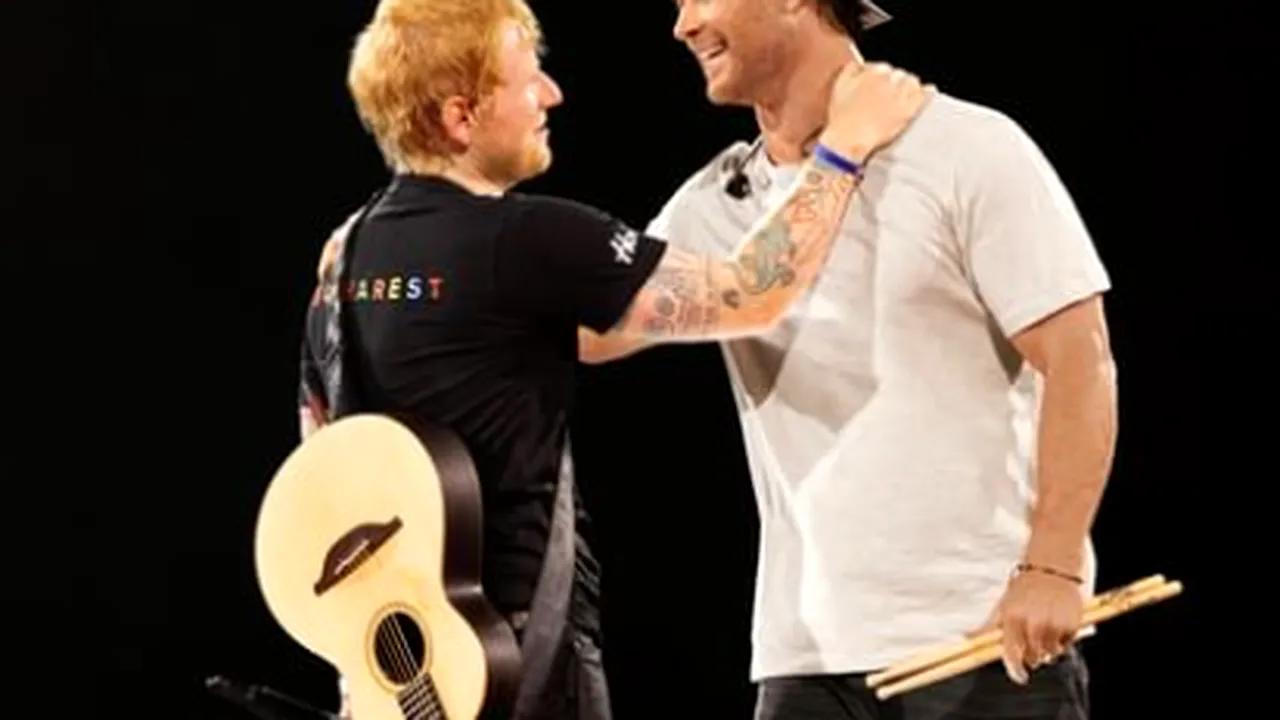 Ed Sheeran a electrizat publicul venit pe Arena Naţională. Un actor celebru, urcat pe scenă / Cât au plătit românii şi străinii pentru o sticlă cu apă pe stadion