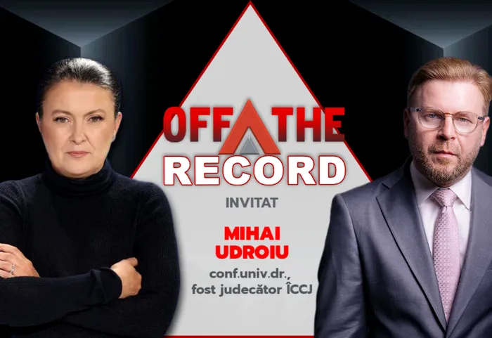 INTERVIU EXCLUSIV LIVE UPDATE. Mihai Udroiu, în OFF The Record: „Funky Monkey, Tom și Jerry” la Guvern în loc de reformă. Magistratul trebuie să conștientizeze dosarul, nu să fie pe placul publicului