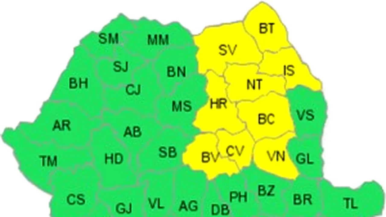 Snow, Blizzard Expected In Northern, Eastern Romania Thursday