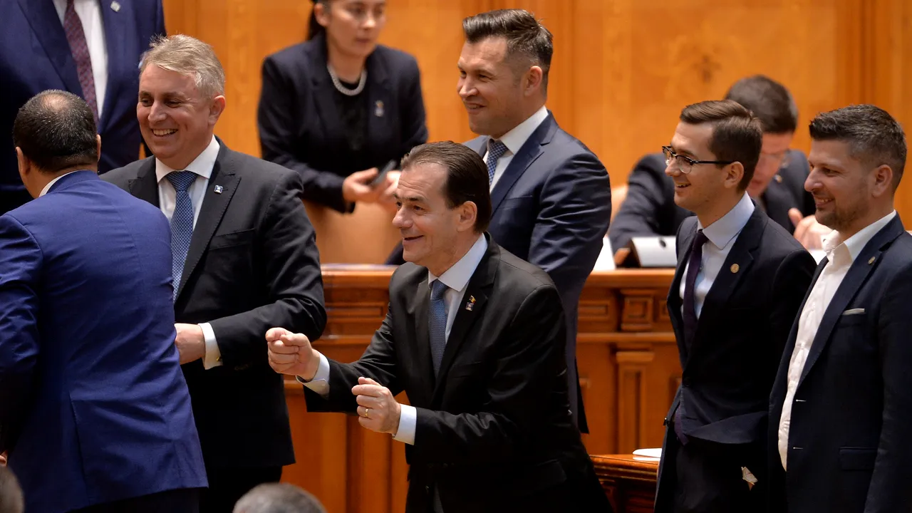 Prima reacţie a lui Ludovic Orban după ce a primit votul de învestitură al Parlamentului