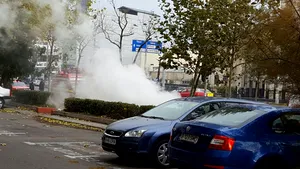 Incendiu în subteran în zona Piaţa Muncii din Capitală. Circulaţia rutieră, oprită/ RADET: Nu este afectată furnizarea agentului termic