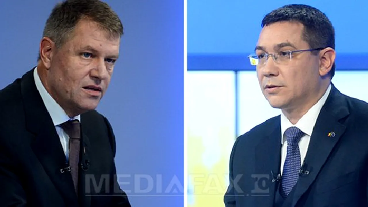 Primul subiect al celei de-a doua confruntări Ponta-Iohannis: Votul din diaspora şi prezenţa în secţiile de votare