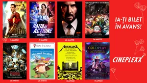 Bilete pentru cele mai aşteptate spectacole ale primăverii, disponibile în avans la Cineplexx