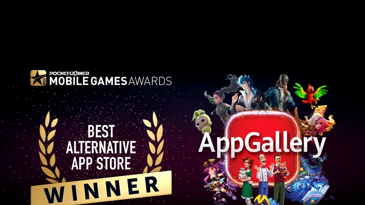 AppGallery deţinut de Huawei a fost desemnat „Cel mai bun magazin alternativ de aplicaţii al anului” la premiile Mobile Games 2023