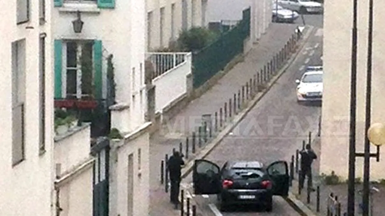 ATACUL ARMAT din Paris: Autorii masacrului de la sediul publicaţiei Charlie Hebdo, identificaţi de serviciile secrete. Unul dintre suspecţi S-A PREDAT poliţiei - FOTO