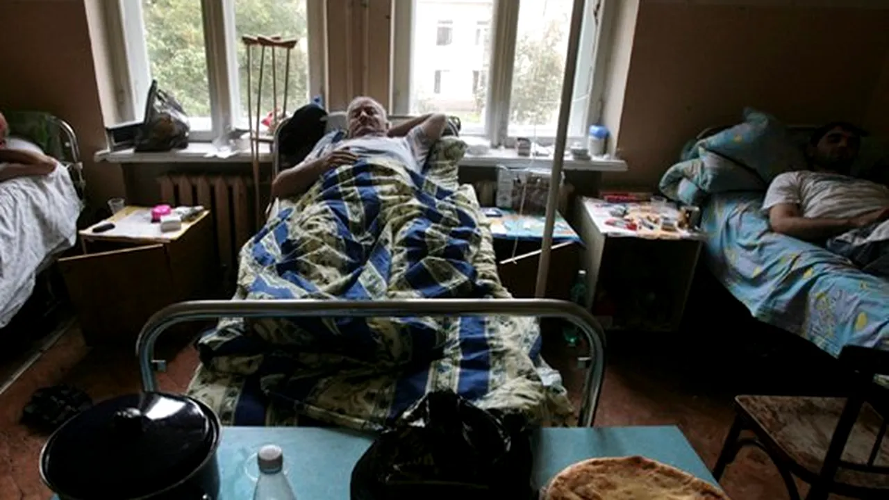 Peste 30 la sută dintre spitalele din Rusia nu au apă caldă, iar opt la sută nu au apă curentă
