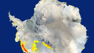 Vulcan stins, descoperit sub Antarctica