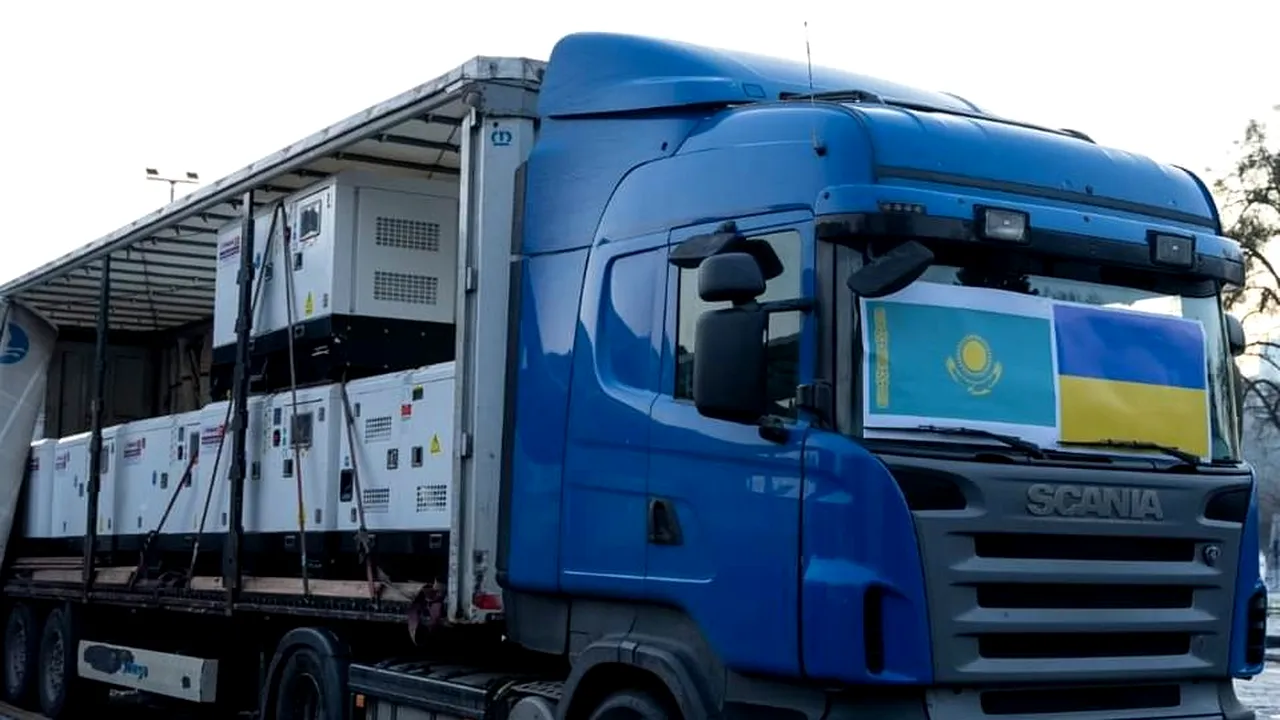 Oamenii de afaceri din Kazahstan donează 41 de generatoare spitalelor ucrainene 