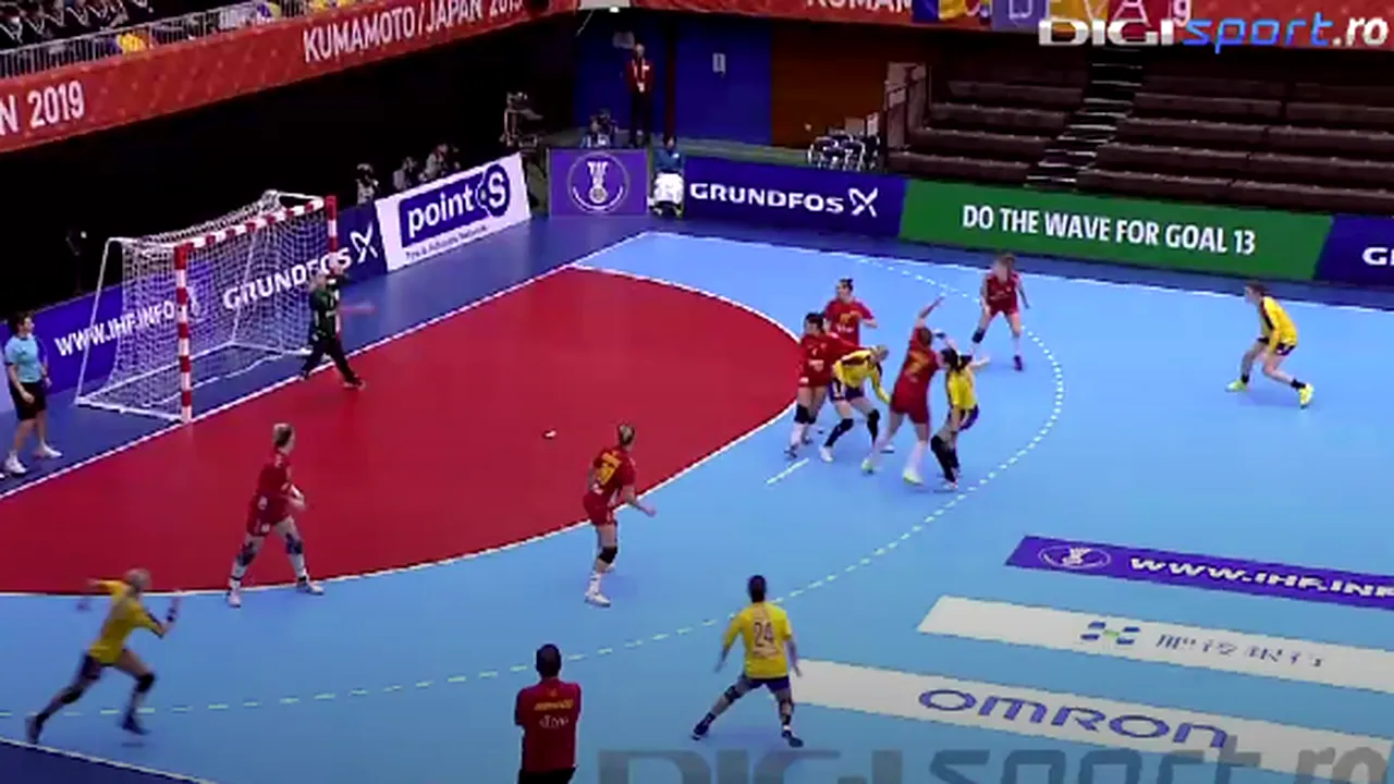 România, eşec în meciul cu Muntenegru la Campionatul Mondial de handbal feminin
