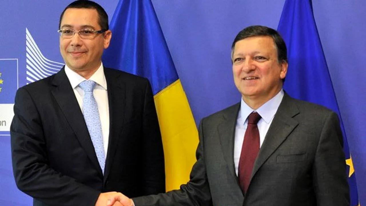 Ponta îi cere ajutor lui Barroso: Dacă aplicăm corecţii financiare, ieşim din ţinta de deficit cu FMI