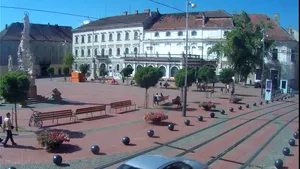 FOTO, VIDEO | Un şofer a fost amendat cu 2.235 lei după ce a intrat cu maşina în zona pietonală din centrul Timişoarei 