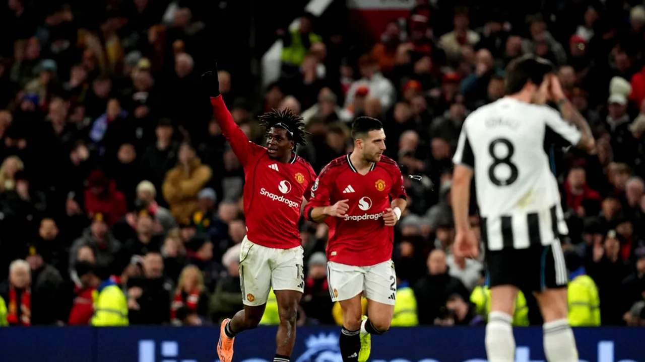 Manchester United, victorie la limită cu Newcastle. Primul gol în Premier League pentru Patrick Dorgu