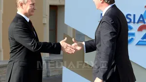 David Cameron şi Vladimir Putin se vor întâlni joi, la Paris