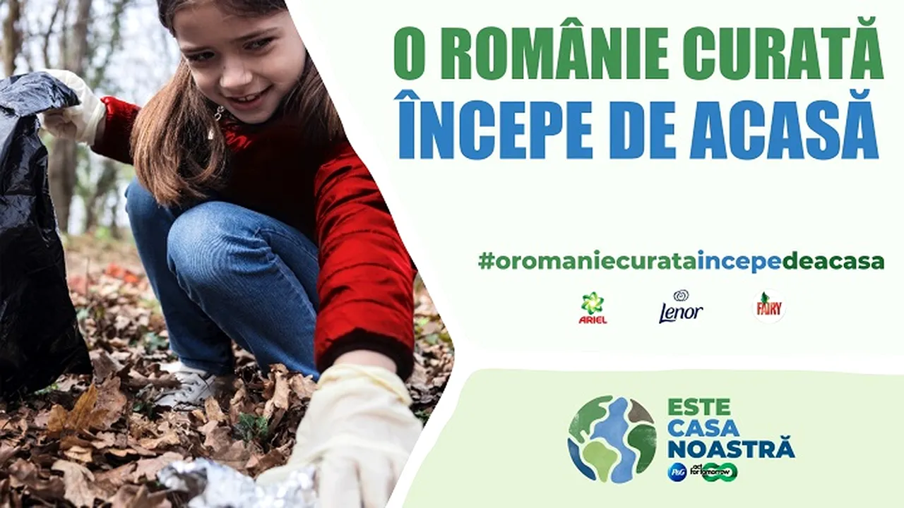 Campania O Românie Curată Începe de Acasă: Peste 500 voluntari au colectat 22 tone de deşeuri
