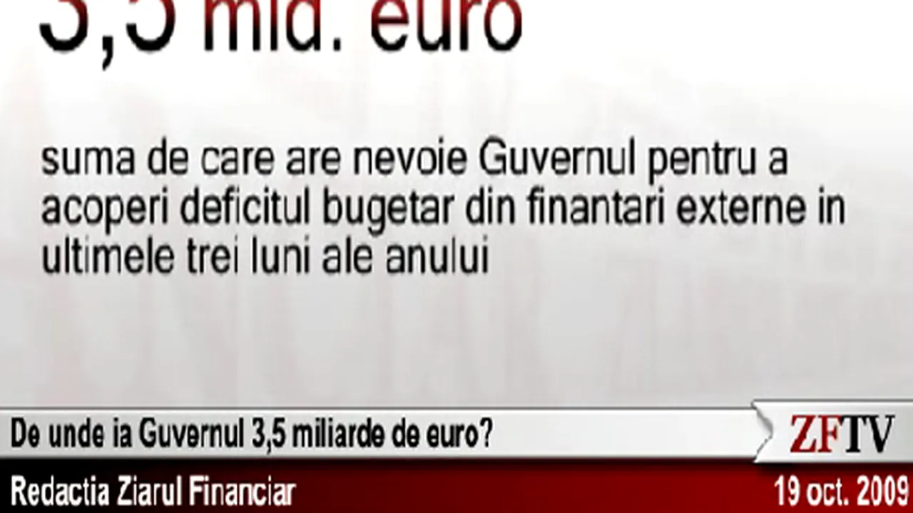 Politicienii se bat pentru putere, iar statul are nevoie imediata de 3,5 mld. euro