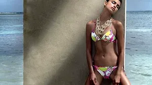 Iubita lui Cristiano Ronaldo, model pentru costume de baie - GALERIE FOTO