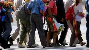 Cei cinci foşti ostatici italieni răpiţi în Egipt s-au întors în Italia