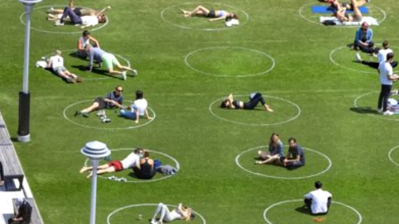 VIDEO În SUA, oamenii stau în cerculeţe în parcuri. Cum arată, prin contrast, MAREA RELAXARE din Europa
