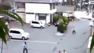 IMAGINI TERIFIANTE: Cum încearcă oamenii să se salveze din calea tsunami-ului din Japonia - VIDEO