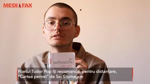 Poetul Tudor Pop recomandă pentru distanţare ”Cartea pernei” de Sei Shonagon 