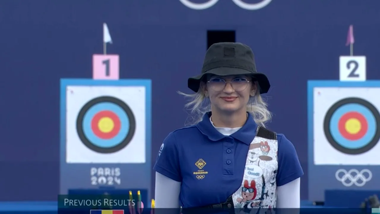 Mădălina Amăistroaie a fost învinsă în optimile de finală la tir cu arcul la Paris