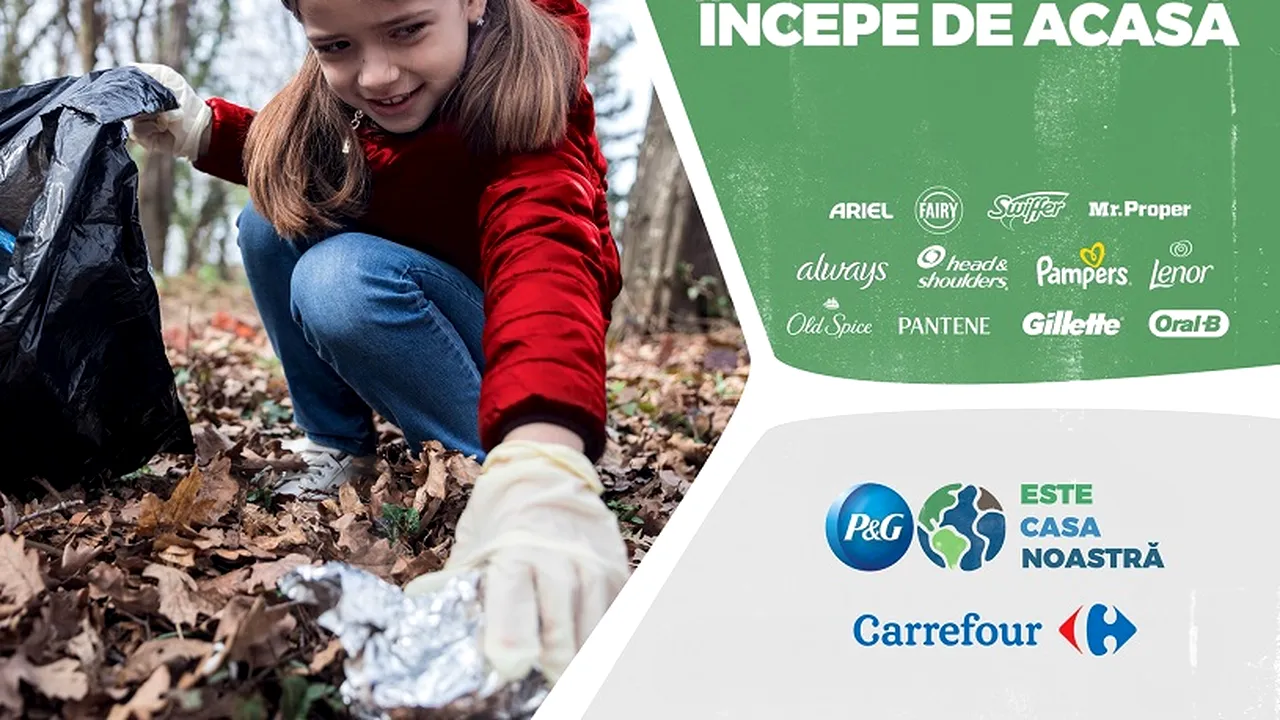 Voluntarii P&G şi Carrefour au colectat 1.500 kg de deşeuri din zona rezervaţiei Valea Vâlsanului