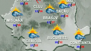 PROGNOZA METEO: Cum va fi vremea în weekend la mare şi la munte