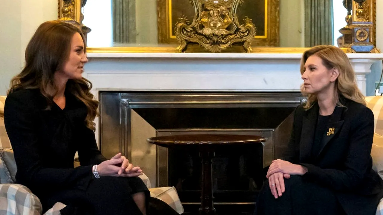 Prinţesa de Wales a Marii Britanii s-a întâlnit cu Prima Doamnă a Ucrainei