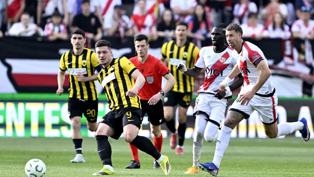 Andrei Rațiu, aproape de calificarea în semifinalele Conference League, cu Rayo Vallecano. Toate rezultatele din manșa tur a sferturilor de finală