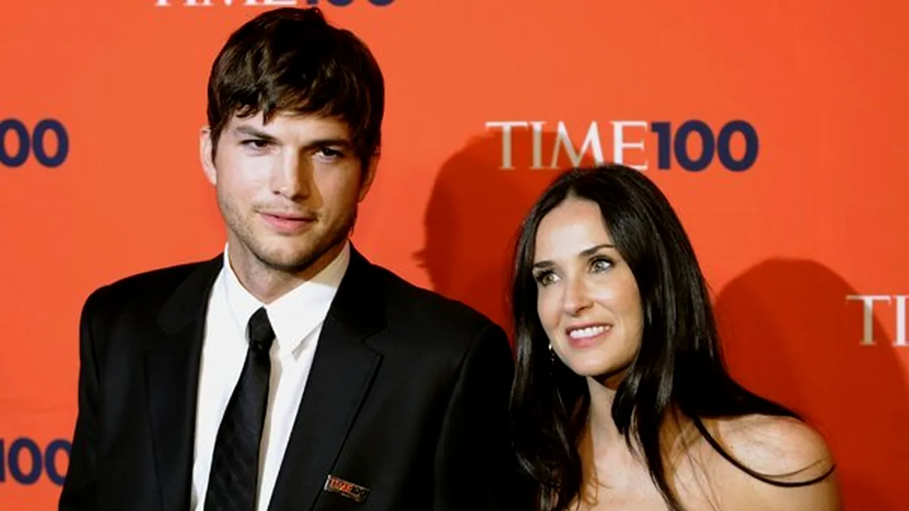 Demi Moore şi Ashton Kutcher fac campanie împotriva sclaviei