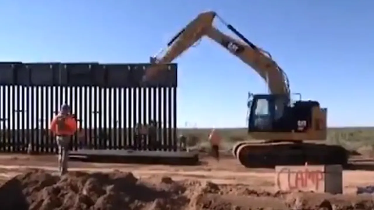 Donald Trump vrea accelerarea lucrărilor pentru construirea zidului la frontiera SUA cu Mexic | VIDEO
