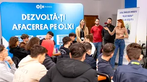 OLX sprijină tinerii din liceele tehnice prin programul „Succesul e să faci ceea ce îţi place! 