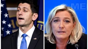 Preşedintele Camerei Reprezentanţilor, Paul Ryan l-a felicitat deja pe Donald Trump pentru victorie/ Liderul formaţiunii populiste franceze Frontul Naţional, Marine Le Pen îl felicită pe Donald Trump