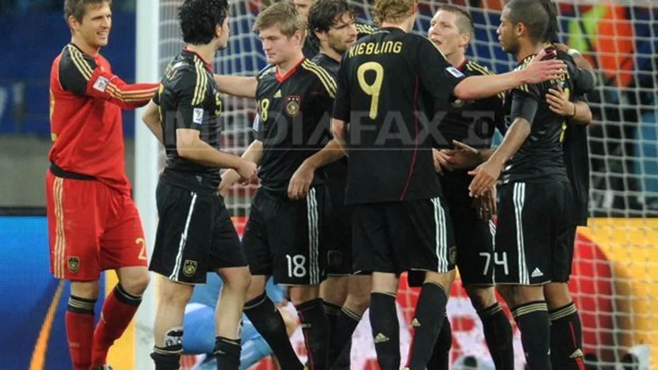 Germania a învins Uruguay în finala mică, scor 3-2, şi a terminat Cupa Mondială pe locul trei