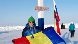 Simona Dumitrescu, prima femeie din România care a participat la Maratonul de la Polul Nord, a cucerit medalia de de argint
