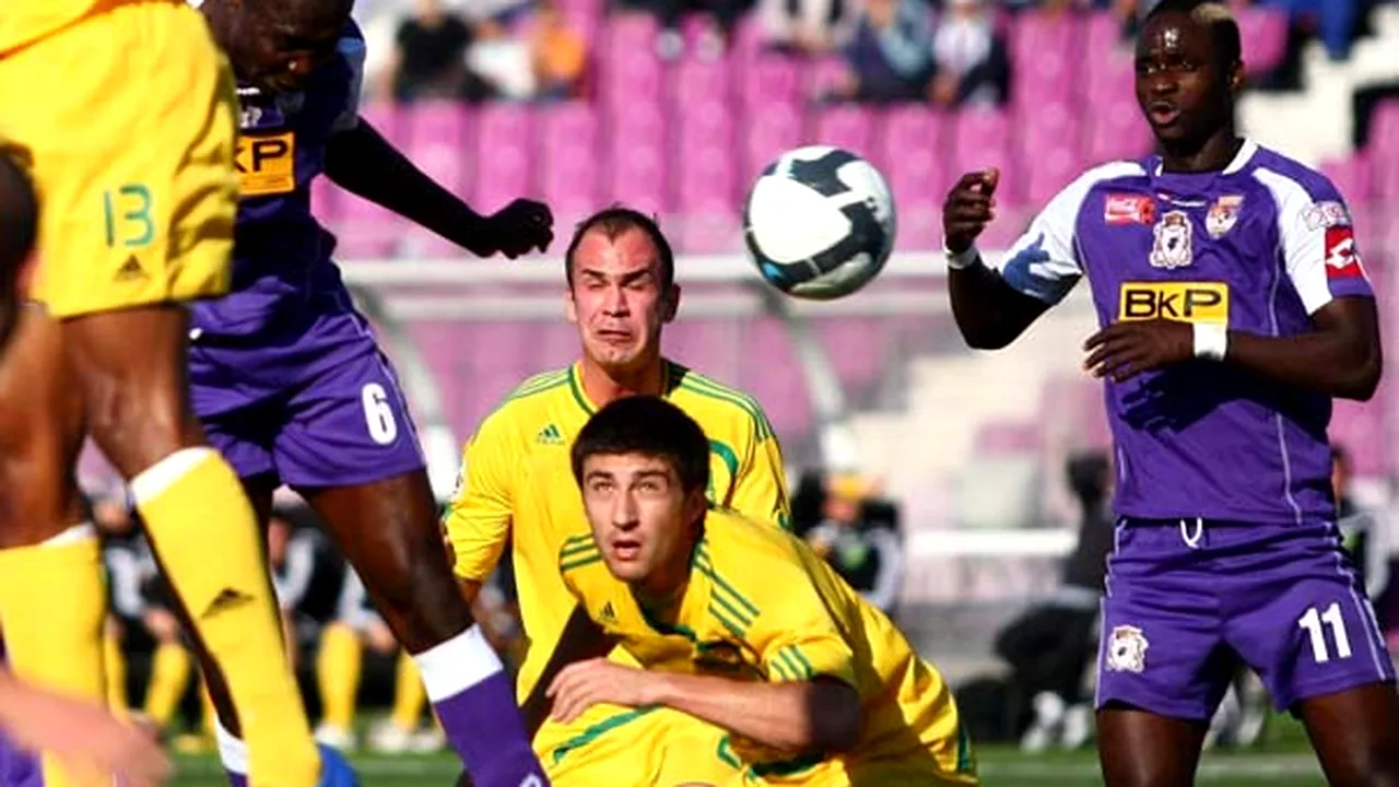 FC Timişoara - FC Vaslui, scor 0-1, în Liga I