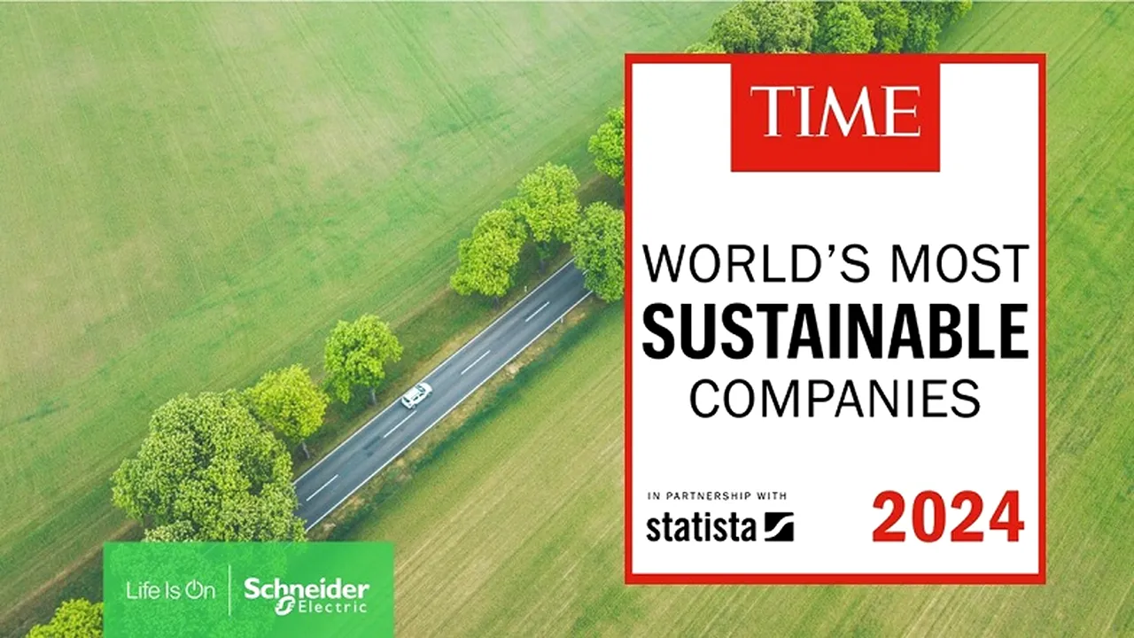 Schneider Electric desemnată cea mai sustenabilă companie din lume, de revista Time şi Statista
