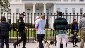 Câinii din serviciile secrete americane, vedete pentru o zi, la Casa Albă