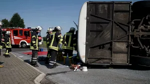 Grav accident rutier în Germania | MAE a anunţat că în autocar erau 42 de români