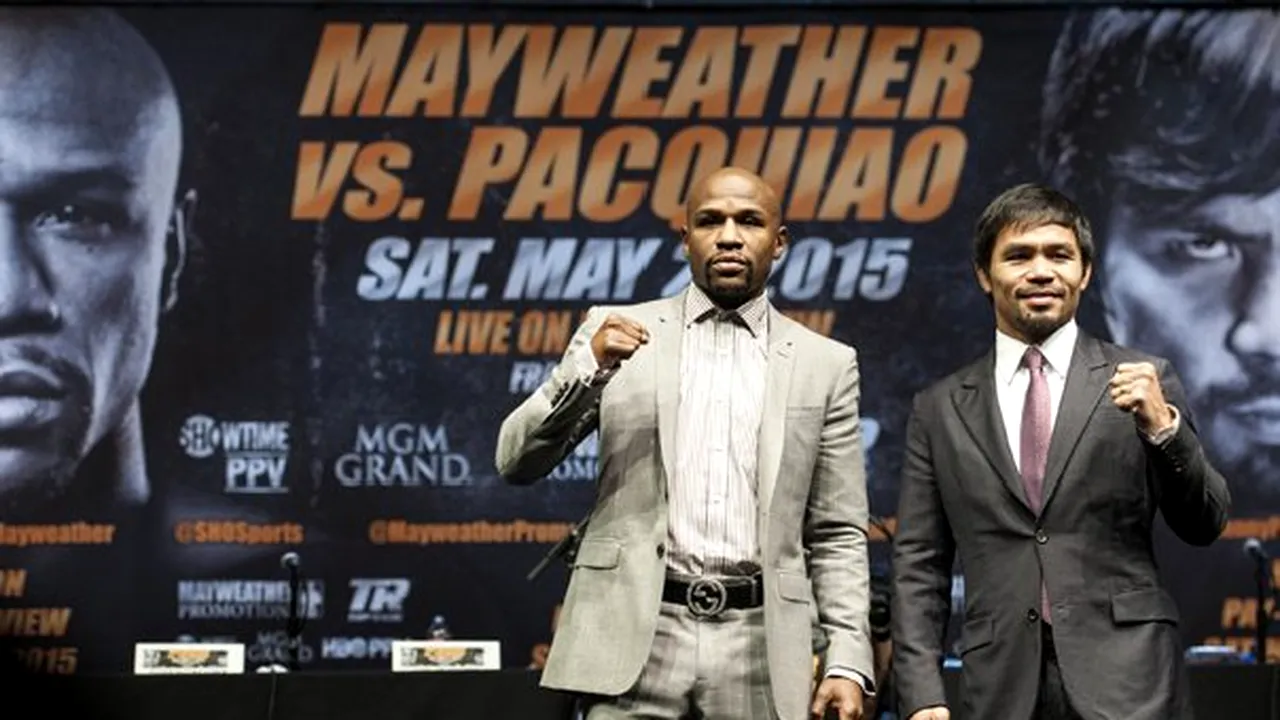 Mark Wahlberg şi P. Diddy au pariat 250.000 de dolari pe meciul de box dintre Mayweather şi Pacquaio