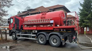 Alarmă în Cluj. O cisternă care transporta poliol a luat foc, traficul pe DN1 este restricționat