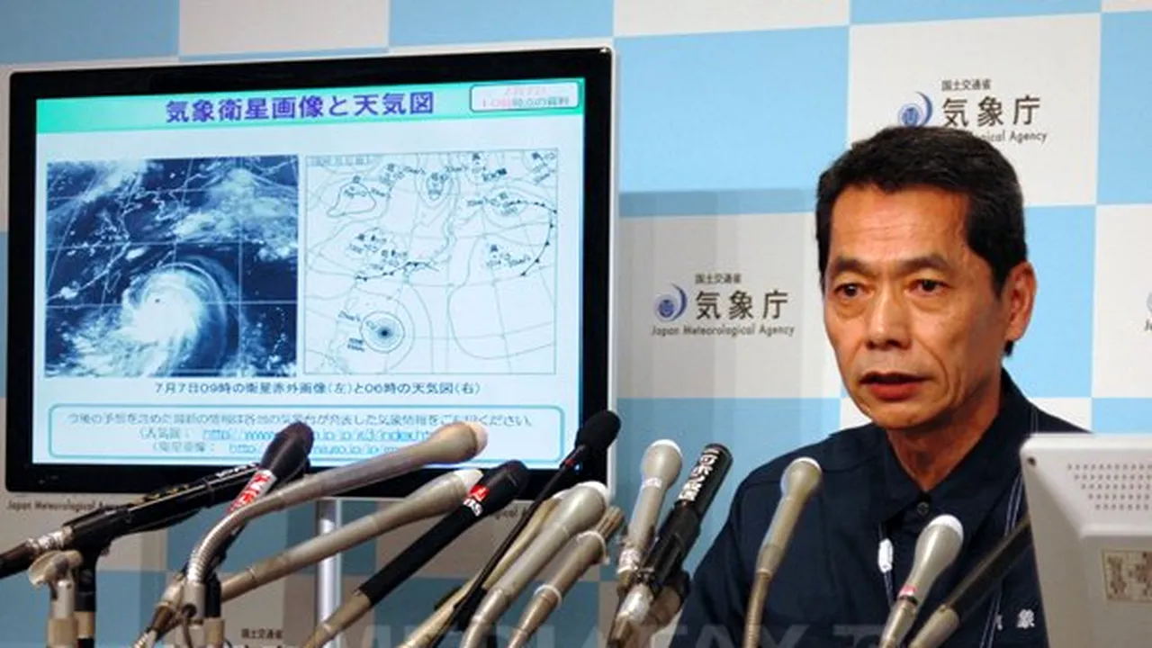 Nouă ALERTĂ SPECIALĂ pentru o parte din insula Okinawa: Taifunul Neoguri ar putea produce 