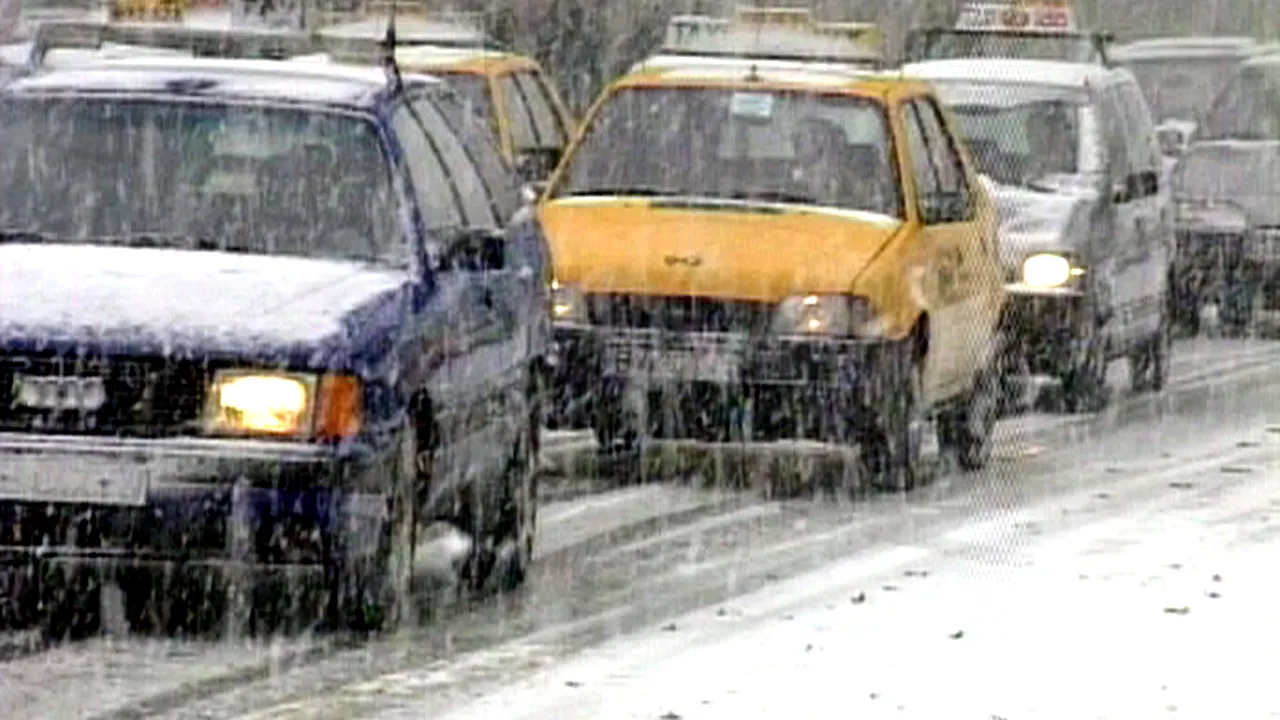 Strat de zăpada de 15 centimetri în Parâng