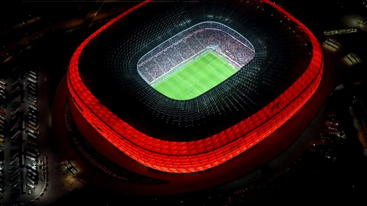 Allianz Arena va avea o capacitate de 75.000 de locuri