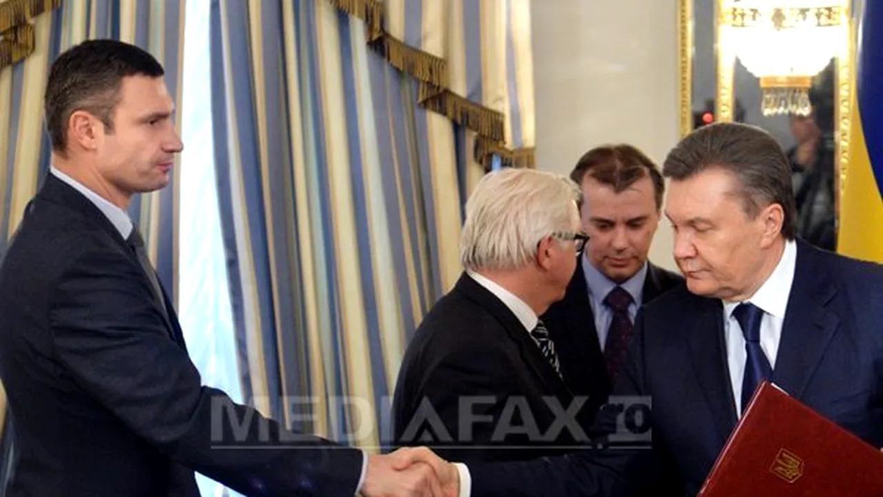PRINCIPALELE PUNCTE ale acordului semnat de Ianukovici cu opoziţia din Ucraina