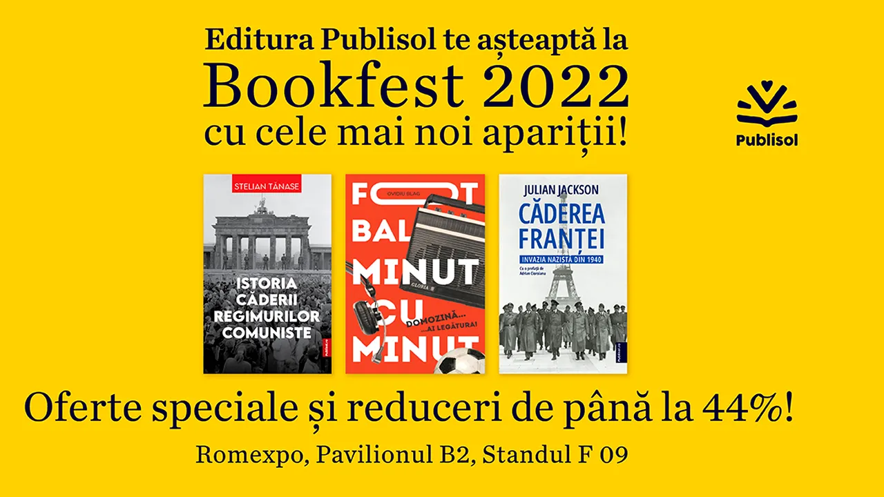 Bookfest: Oferte cu preţuri cu totul speciale la Editura Publisol